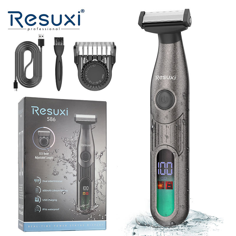 Men'S Grooming Electric Trimmer - Aparador de Barba Elétrico Resuxi 586