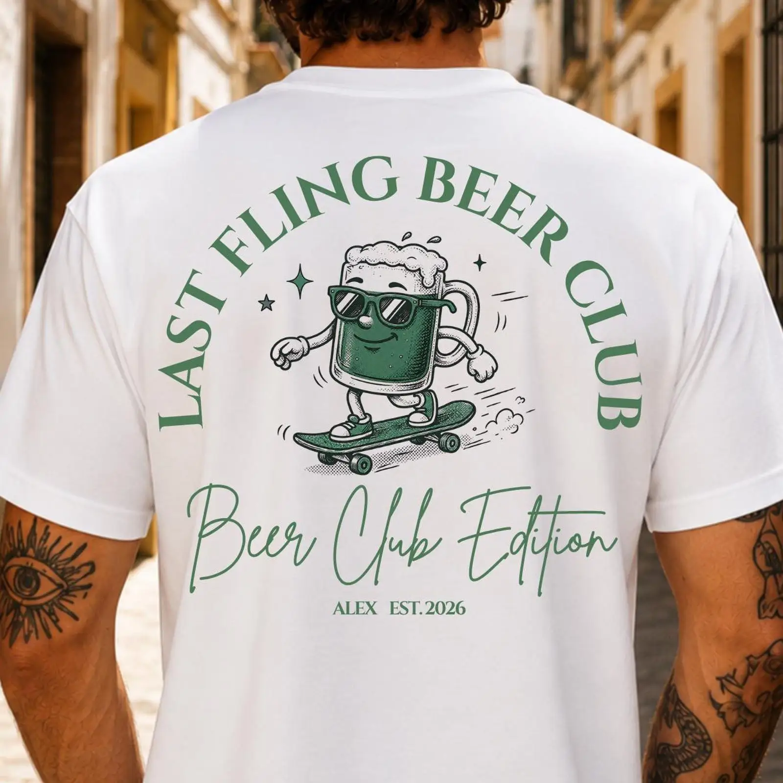 Men'S Grooming Club - Camiseta Masculina Last Fling Beer Club