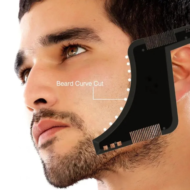 Men'S Grooming Tool - 1PC Pente Modelador de Barba Masculino