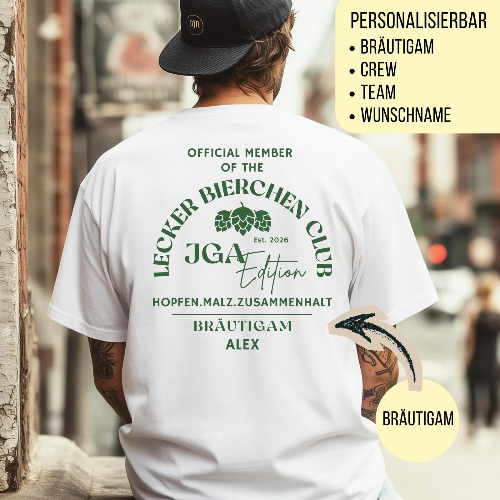 Men'S Grooming Club - Camiseta Masculina Personalizada para Despedida de