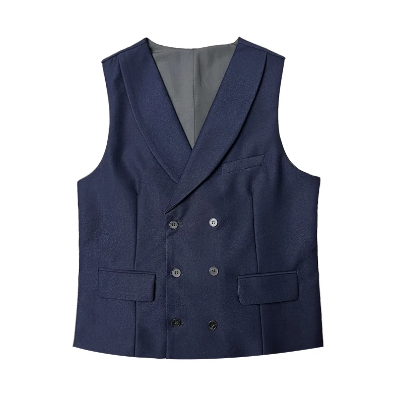 Men'S Grooming Club - Conjunto de colete trespassado masculino, terno