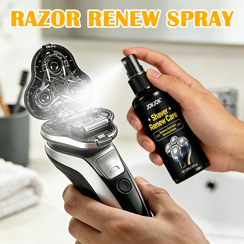 Men'S Grooming Salon - Spray de Cuidado para Barbeadores Elétricos