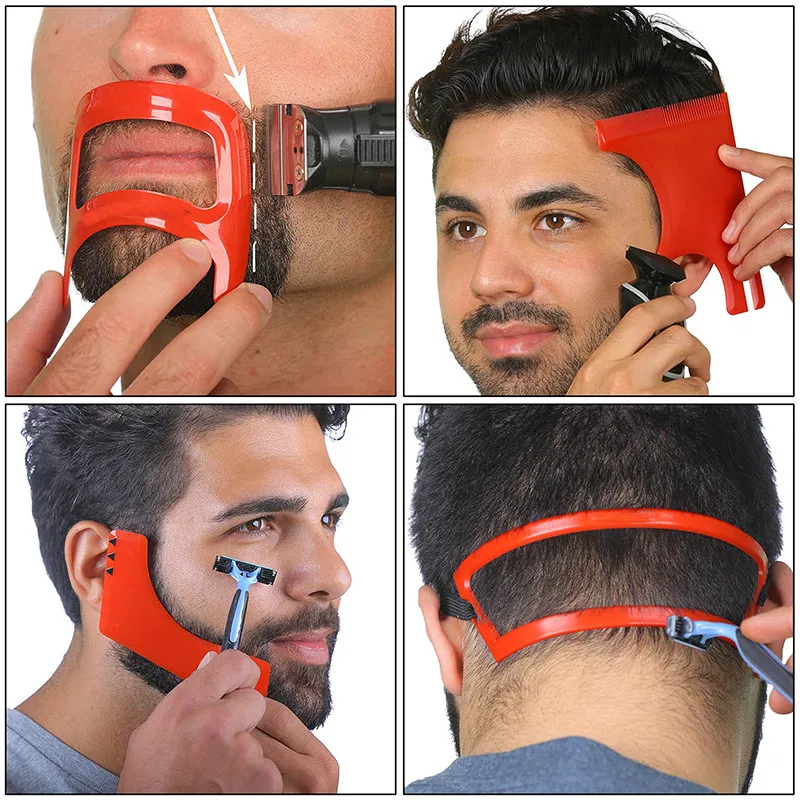 2/4 pçs pentes de barba dos ho - Men'S Grooming Salon avaliação e preço