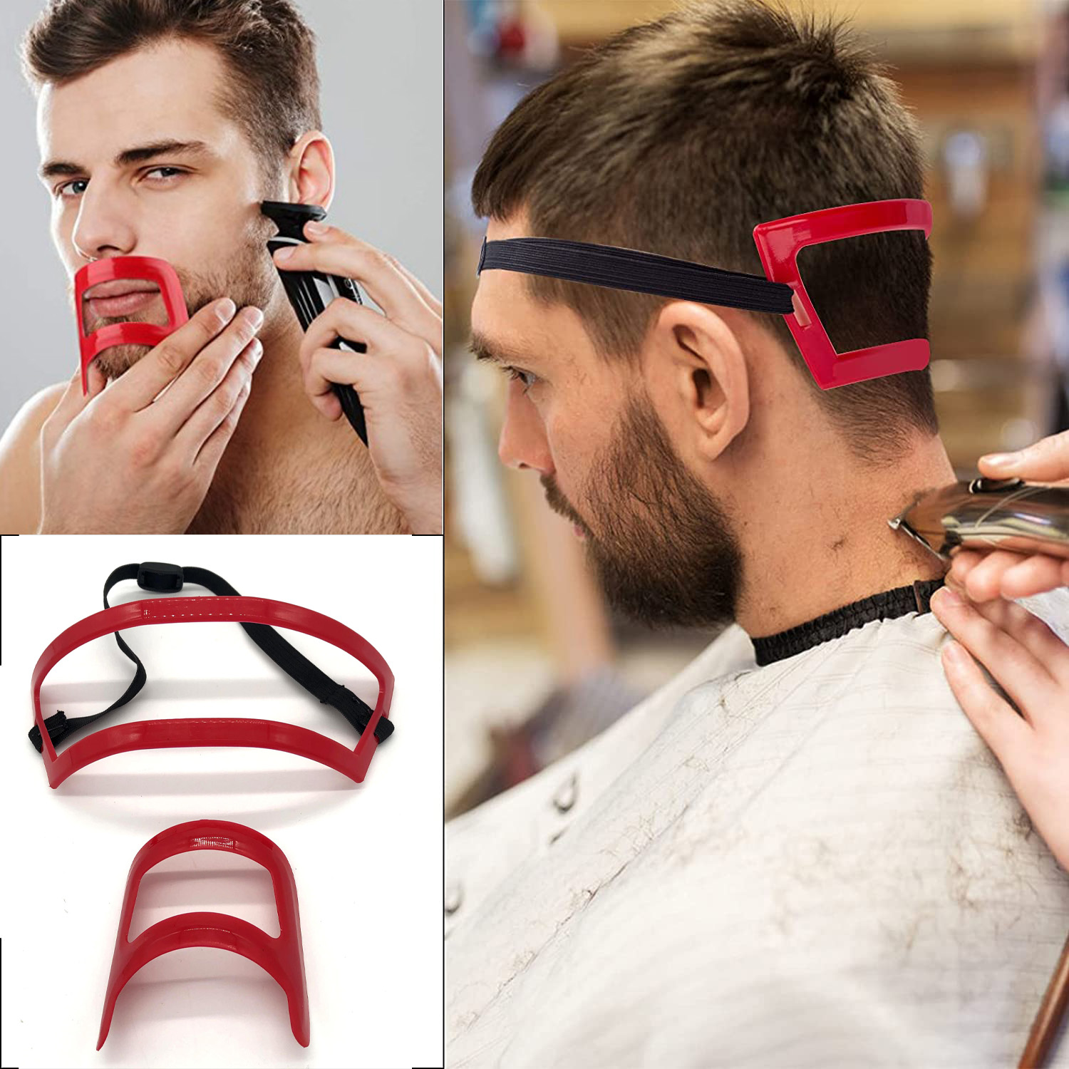 2/4 pçs pentes de barba dos ho - Men'S Grooming Salon avaliação e preço