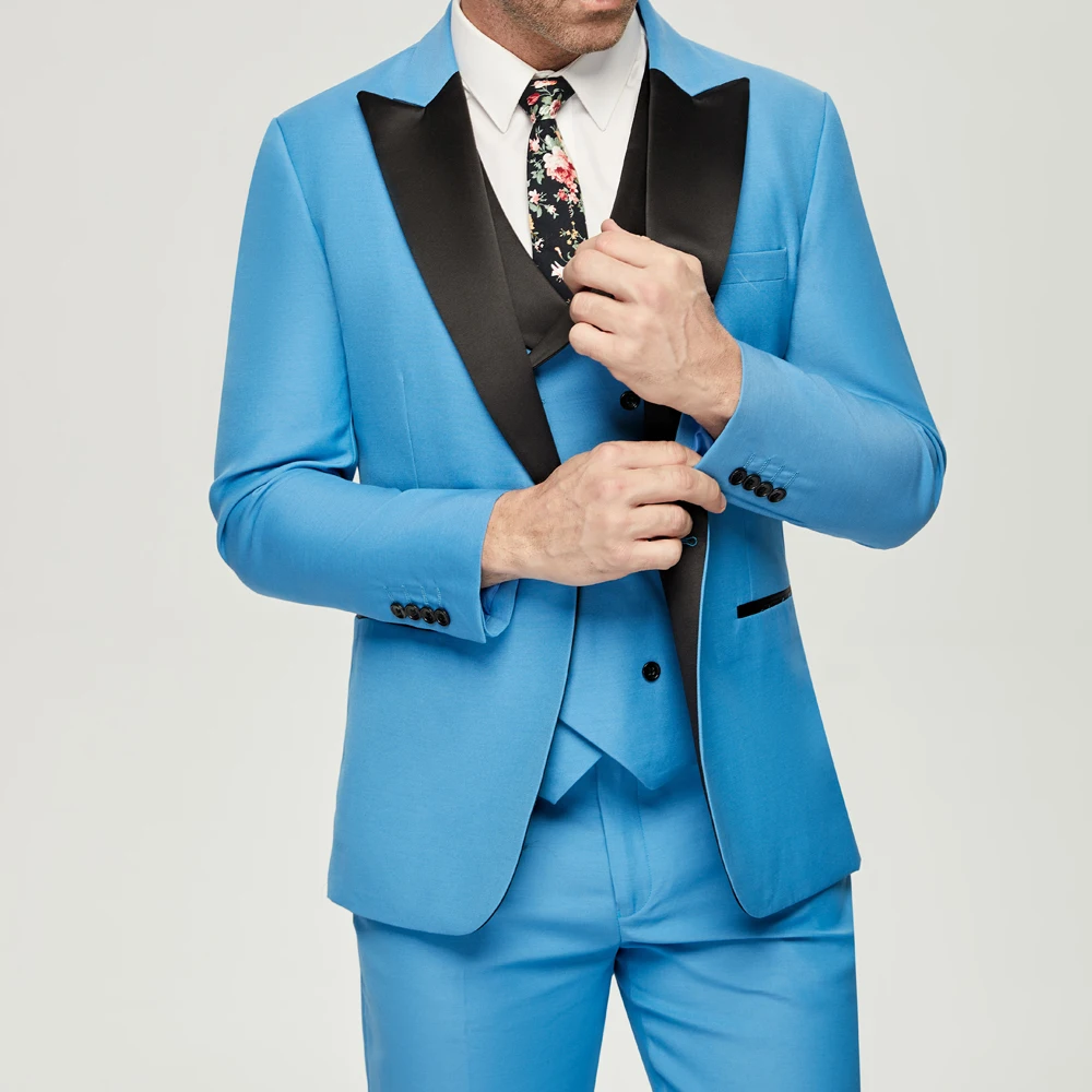 Ternos Masculinos Azuis de 3 P - Men'S Grooming Studio avaliação e preço
