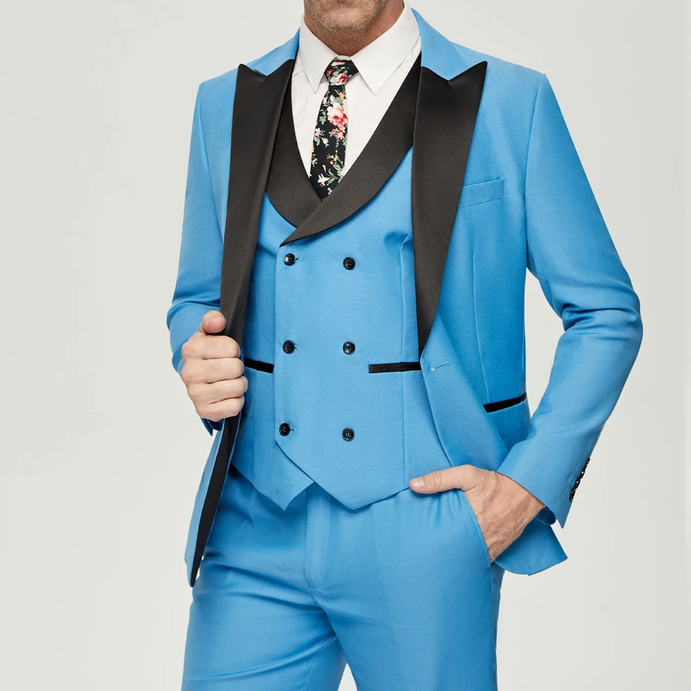 Ternos Masculinos Azuis de 3 P - Men'S Grooming Studio avaliação e preço