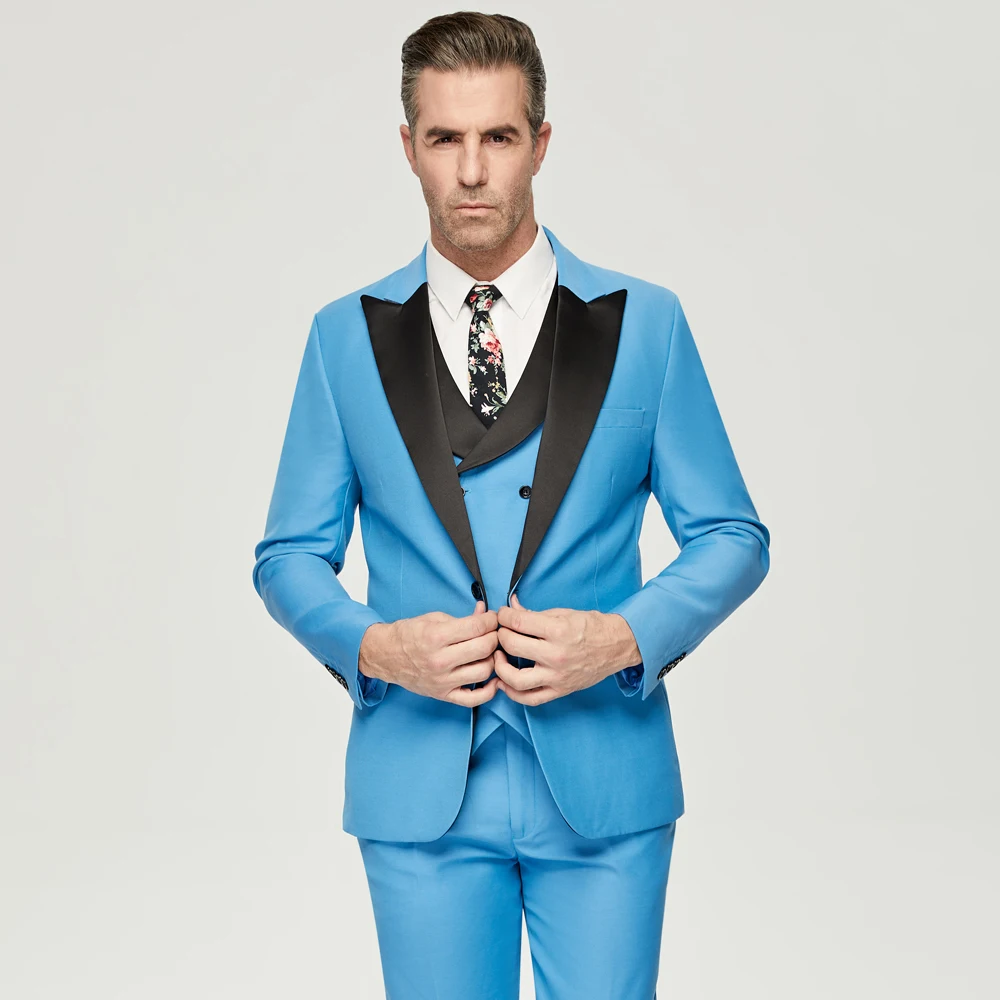 Ternos Masculinos Azuis de 3 P - Men'S Grooming Studio avaliação e preço