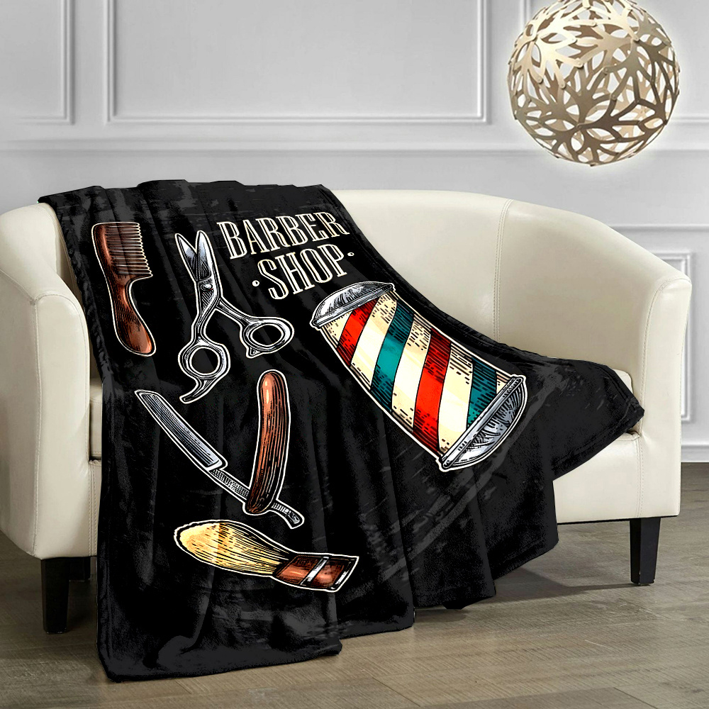 Manta Decorativa Vintage para  - Men Grooming Home avaliação e preço