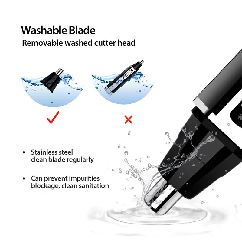 Kemei recarregável elétrico tu - Men'S Grooming Nose And Ear avaliação e preço