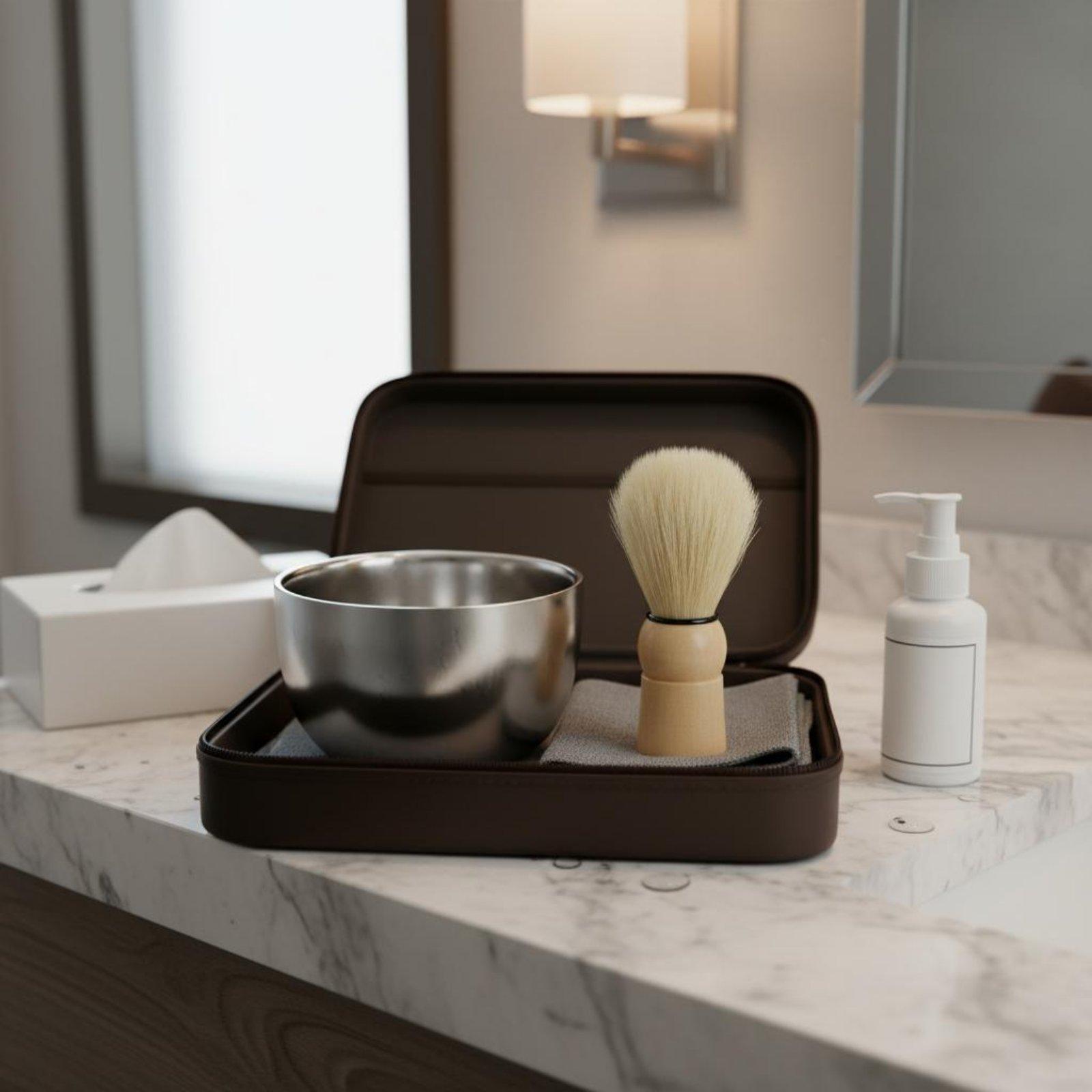 Tigela de Metal para Espuma de - Men Grooming Home avaliação e preço