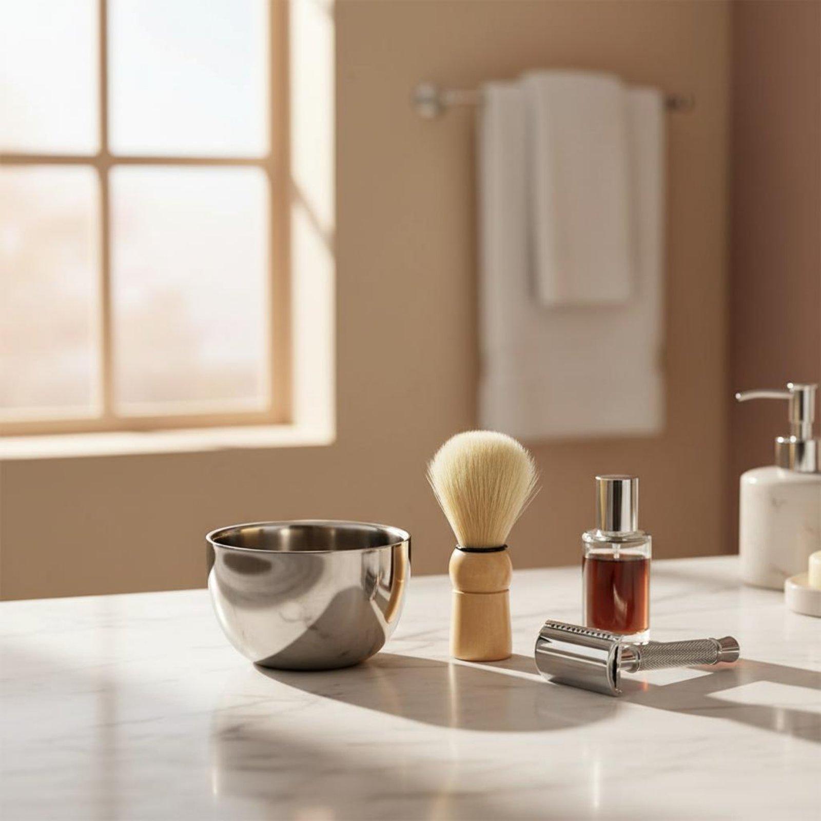 Tigela de Metal para Espuma de - Men Grooming Home avaliação e preço