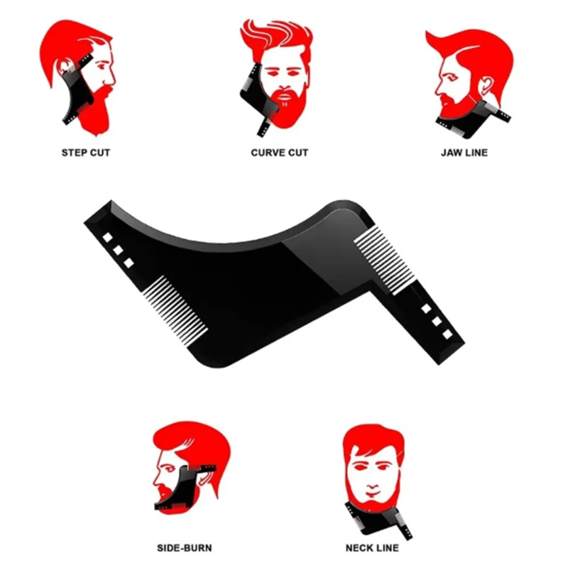 1PC Pente Modelador de Barba M - Men'S Grooming Tool avaliação e preço