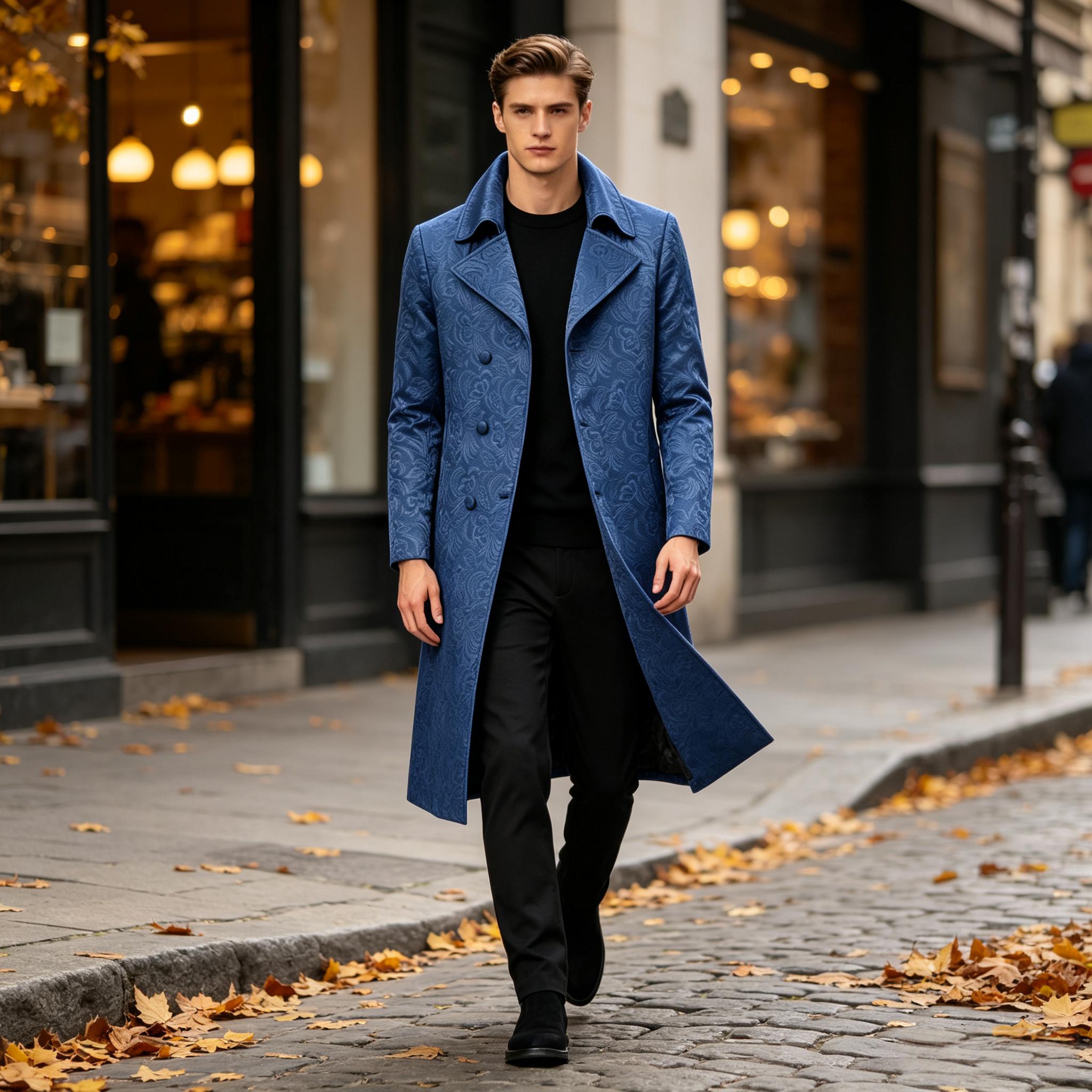 Casaco Longo Masculino de Luxo - Men'S Grooming Club avaliação e preço