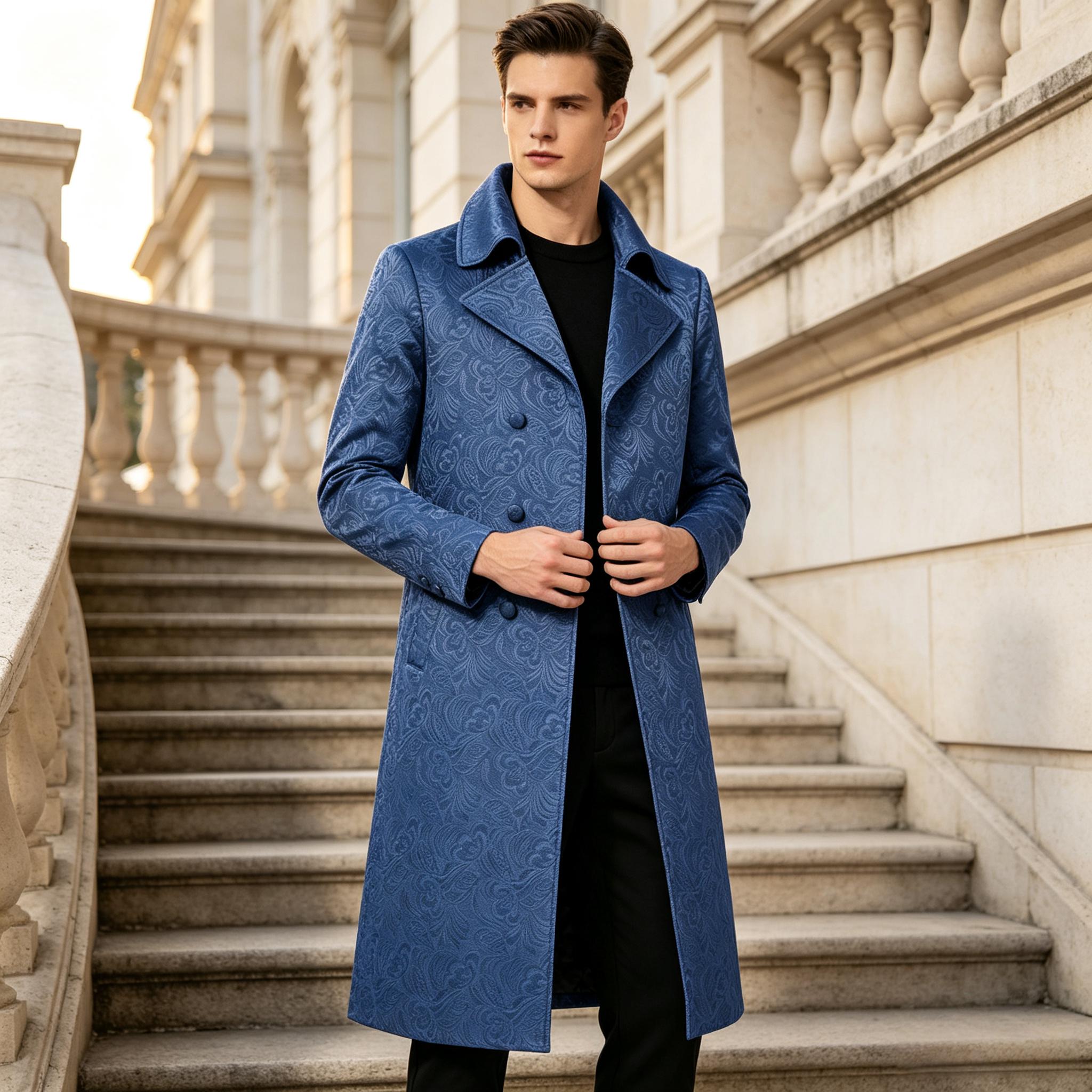 Casaco Longo Masculino de Luxo - Men'S Grooming Club avaliação e preço