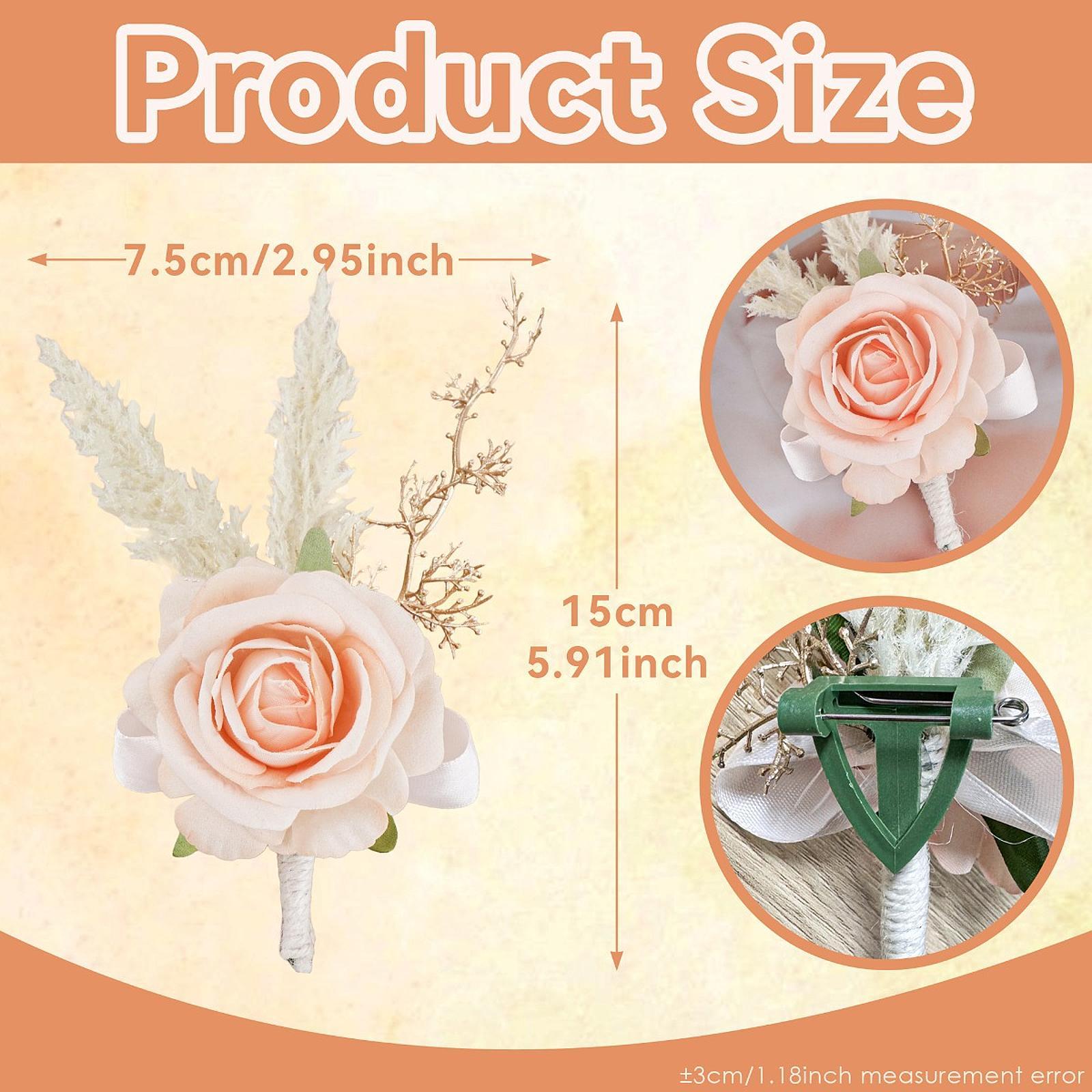Elegante Boutonniere de Rosa A - Men Grooming Home avaliação e preço