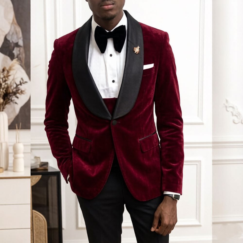 Ternos Slim Fit de Veludo para - Men'S Grooming Studio avaliação e preço