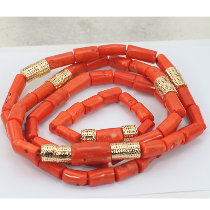 Conjunto de joias de coral ver - Mens Grooming Dubai avaliação e preço