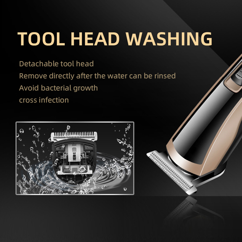 Kemei-Clipper de cabelo sem fi - Men'S Grooming Tool avaliação e preço