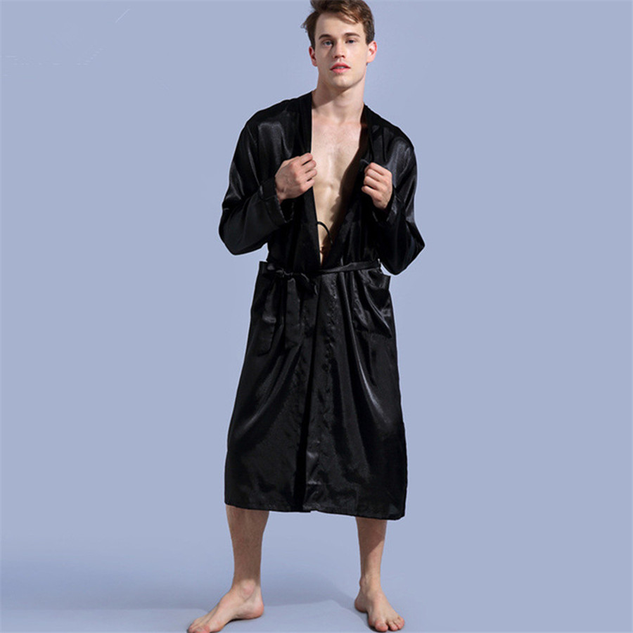 Roupão Masculino de Seda Sinté - Men Grooming Home avaliação e preço