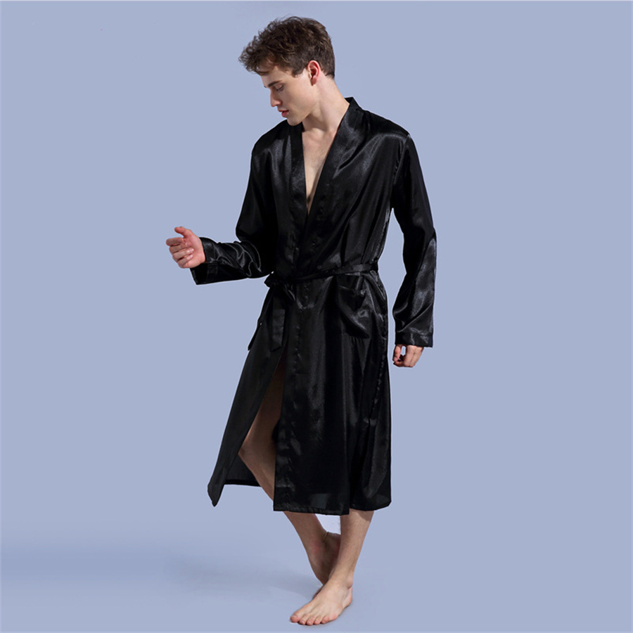 Roupão Masculino de Seda Sinté - Men Grooming Home avaliação e preço