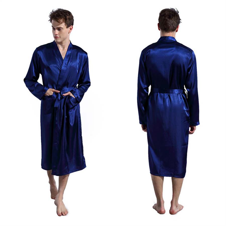 Roupão Masculino de Seda Sinté - Men Grooming Home avaliação e preço